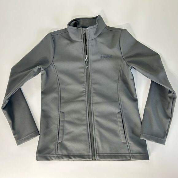 Magellan Outdoors Gray Girls Jacket Large Zip up - Picture 1 of 7